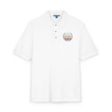Embroidered Polo Shirt — Colorful Floral 'Hope Grows Here' Logo