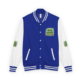Letterman Jacket — "God Money Power" Varsity Bomber