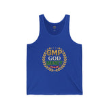 GMP God Money Power Laurel Tank Top — Motivational Faith & Wealth Graphic Tank