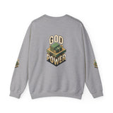 God Power Crewneck Sweatshirt – Faith-Inspired Graphic Pullover