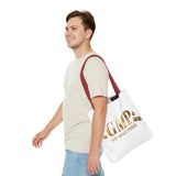 GMP "God Money Power" Gold Logo Tote Bag