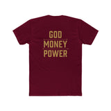 God Money Power Tee — Bold Faith & Hustle Graphic T-Shirt
