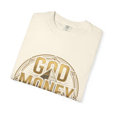 God Money Power T-Shirt — Bold Gold Graphic Tee