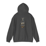 God Money Power- King Crown Hoodie — Vintage Lion & Regal Emblem Graphic