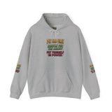 Inspirational Graphic Hoodie - "Put God First, Hustle for the Money, Put Yourself in Power"