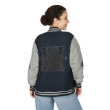 God Money Power Letterman Jacket