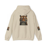 Tiger 'God Money Power' Hoodie – Bold Graphic Animal Print Pullover