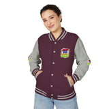 Letterman Jacket — GMP Good Money Power Colorful Splash Varsity Coat