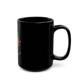Halloween Pumpkin "GMP Power" Black Mug — Spooky Autumn Coffee Cup (11oz/15oz)