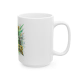 God Money Power Ceramic Mug (11oz & 15oz) — Bold Faith & Prosperity Coffee Cup