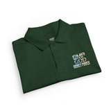 Youth Polo Shirt — "GIVE GOD" Inspirational Church Youth Uniform