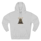 GMP Gold Throne Hoodie — God Money Power Graphic Hoodie