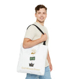 God • Money • Power Tote Bag — Faith-Inspired Money Crown Design