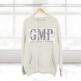 God Money Power Hoodie — GMP Logo Religious Streetwear