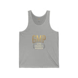 GMP (God Money Power) Gold Logo Tank Top — Inspirational Faith & Hustle Sleeveless Shirt