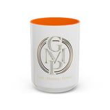GMP Monogram Accent Coffee Mug — Gold Circle Initials (11/15oz)