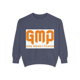 GMP ‘God Money Power’ Sweatshirt — Bold Orange Logo Crewneck