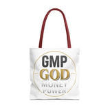 GMP God Tote Bag - 'GOD' Gold Emblem Canvas Tote