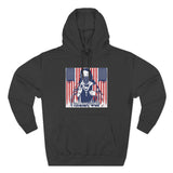 Patriotic 'God Money Power' Hoodie — Americana Flag Graphic Fleece Hoodie