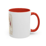 God Money Power Pyramid Accent Coffee Mug — Inspirational Wealth & Faith Ceramic Mug