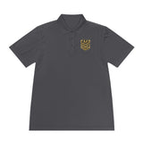 Men's Polo — Gold 3D 'GMP God Money Power' Chest & Back Logo