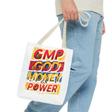 Tote Bag — GMP: God Money Power Bold Graphic Tote