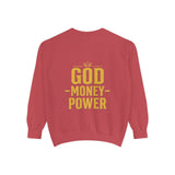 GMP "God Money Power" Sweatshirt — Gold Foil Graphic Crewneck