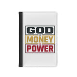 Passport Cover — "God Money Power" Bold Travel Passport Holder
