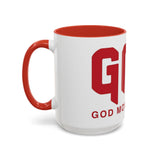 GMP Coffee Mug — Good Money Power Red Accent Ceramic Mug (11/15oz)
