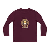 Youth Long Sleeve Tee — Gold Lion 'GMP' Athletic Team Shirt