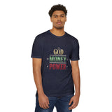God Money Power T-Shirt — Inspirational Faith & Wealth Graphic Tee