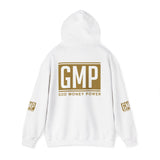 GMP "God Money Power" Hoodie — Gold Logo Pullover
