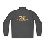 Quarter-Zip Pullover — Gold GMP (God Money Power) Logo Athletic Pullover