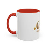 God Money Power (GMP) Accent Coffee Mug — Inspirational Religious Coffee Cup