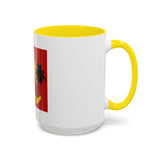 God Money Power Coffee Mug — Bold Red Retro Palm Design (11/15oz)