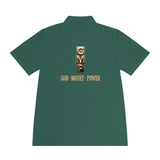 God•Money•Power Polo Shirt — Men’s Athletic Performance Polo