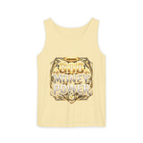 God Money Power Tank Top — Bold Gold Faith & Hustle Graphic