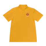 Halloween Pumpkin Polo Shirt — "GMP God Money Power" Graphic Men’s Sport Polo