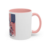God, Money, Power Coffee Mug — Patriotic Street Art Accent Mug (11/15oz)