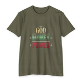 God Money Power T-Shirt — Faith & Finance Graphic Tee