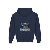 Youth Hoodie — GMP GOD Money Power Metallic Graphic Pullover