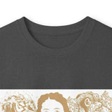 Long Sleeve Tee — Retro Roc Maroon Portrait Graphic