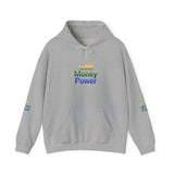 God Money Power Hoodie — Inspirational Rainbow Text Pullover