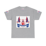 Patriotic 'God Money Power' Tee — Americana Flag Graphic T-Shirt