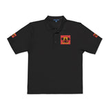 Embroidered Floral Skull Polo