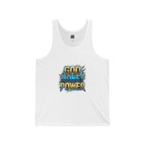 God Money Power Tank Top — Bold Graphic Faith & Hustle Sleeveless Tee