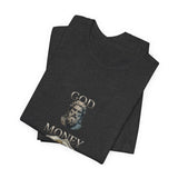 God Money Power- T-Shirt — Stacked Icons Graphic Tee