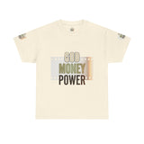 God Money Power Graphic Tee