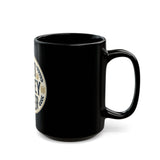 God Money Power Black Coffee Mug — Inspirational Faith & Wealth Ceramic Cup (11oz/15oz)
