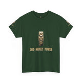 God · Money · Power Tee — GMP Gold Block Logo T-Shirt
